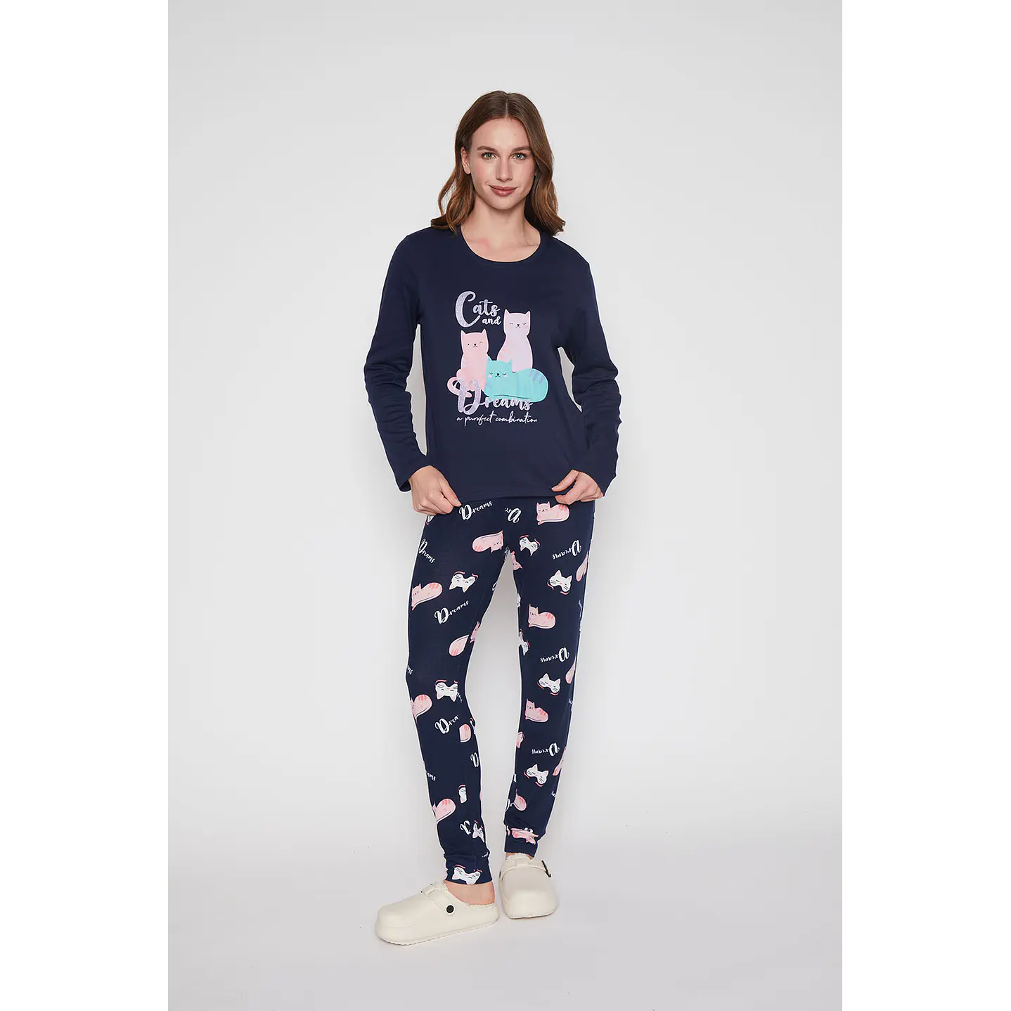 Pijama Mujer Azul CatsFamily Shop 1