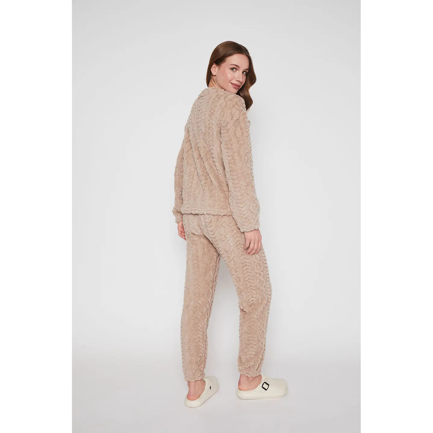 Pijama Mujer Beige Textura Family Shop 4