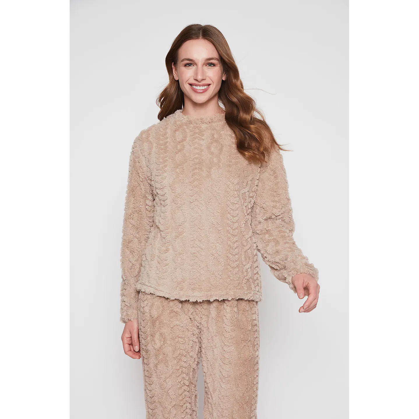 Pijama Mujer Beige Textura Family Shop 2