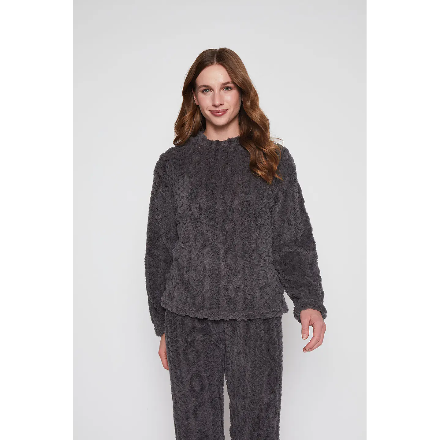 Pijama Mujer Gris Textura Family Shop 2