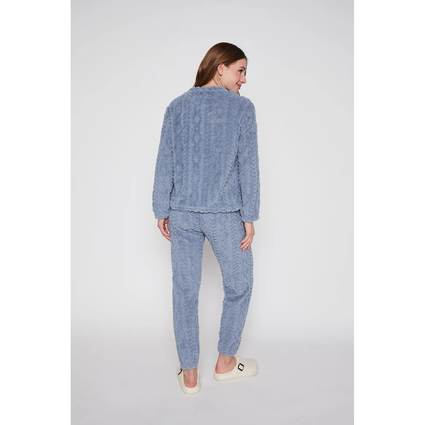 Pijama Mujer Azul Textura Family Shop 4