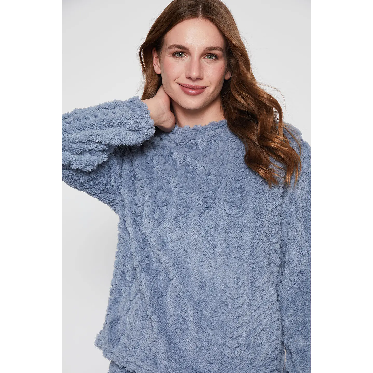 Pijama Mujer Azul Textura Family Shop 3