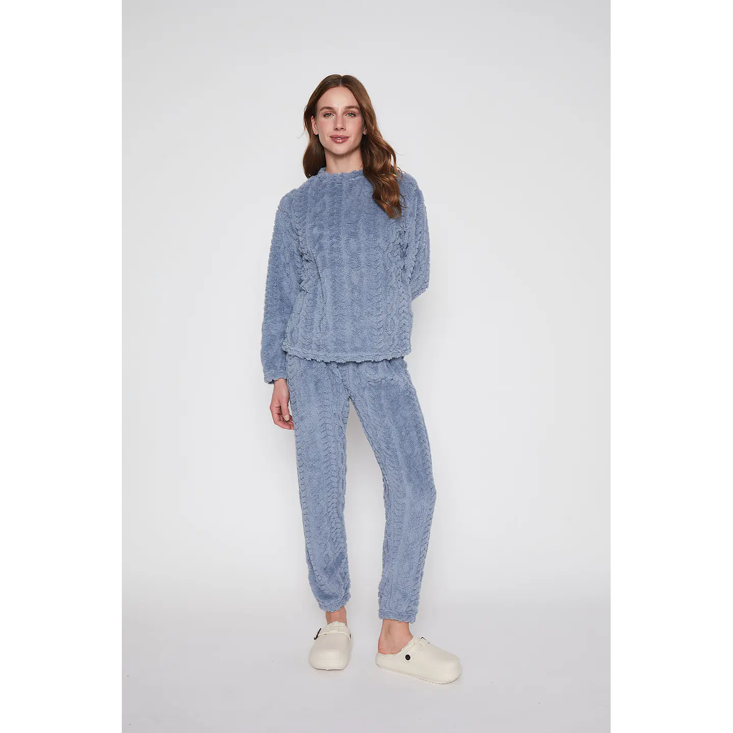 Pijama Mujer Azul Textura Family Shop 1