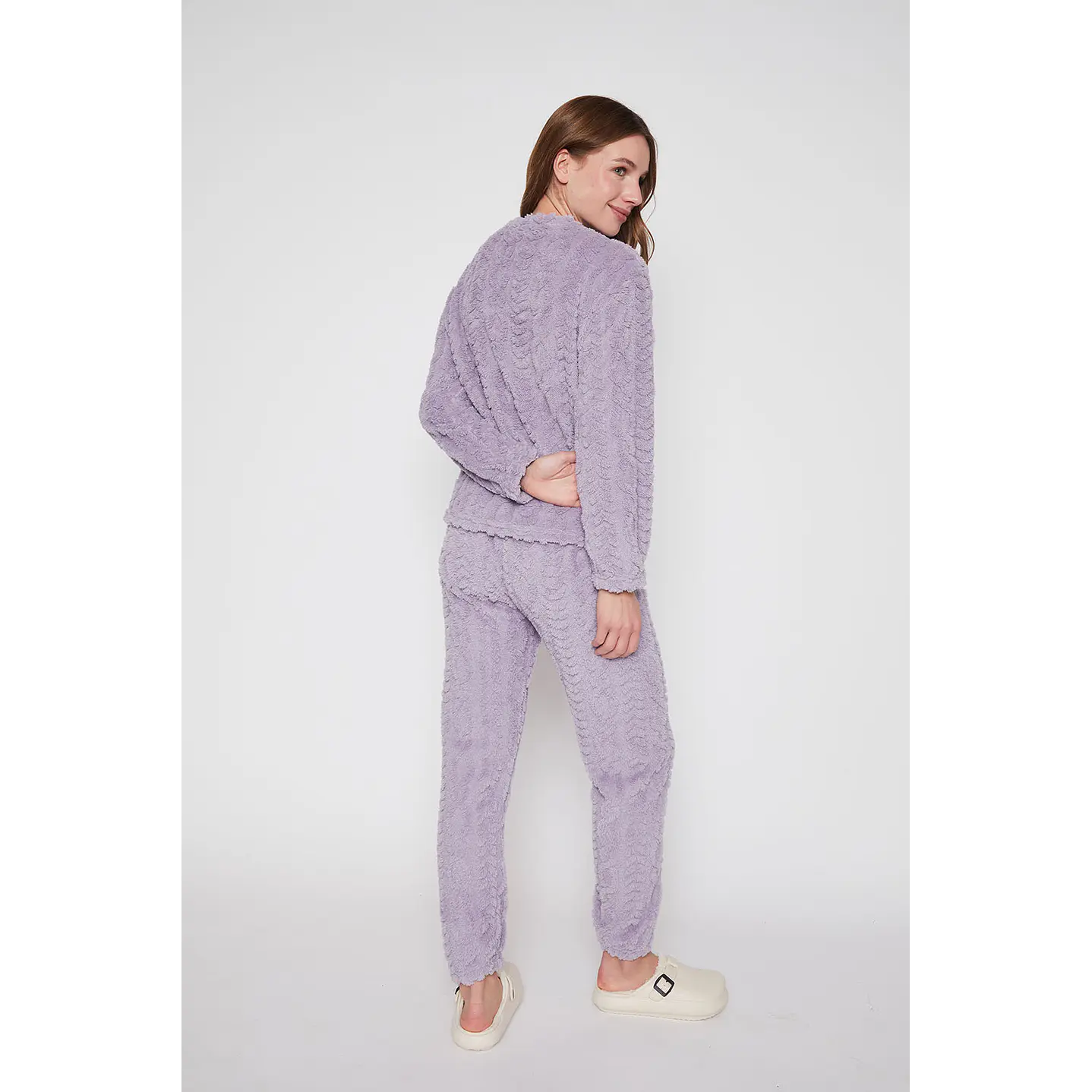 Pijama Mujer Lila Textura Family Shop 4