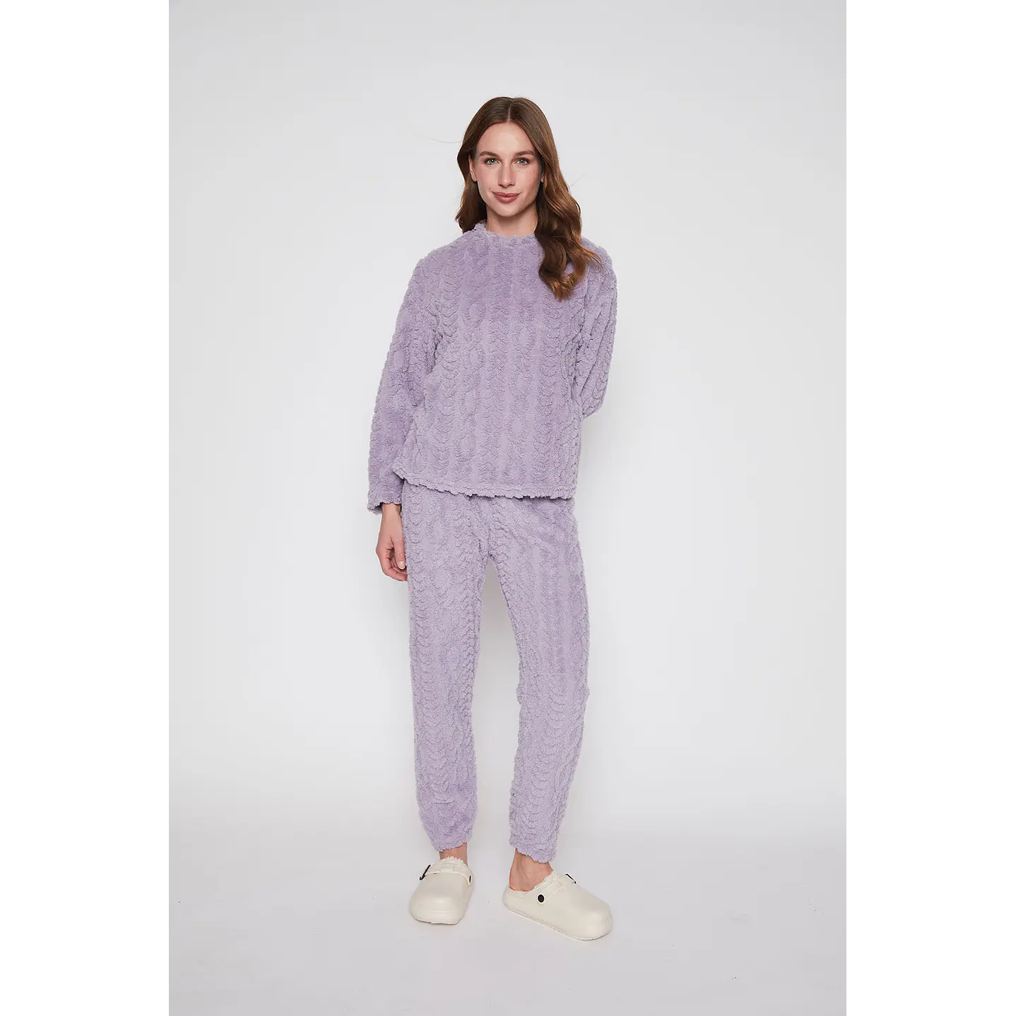 Pijama Mujer Lila Textura Family Shop 1
