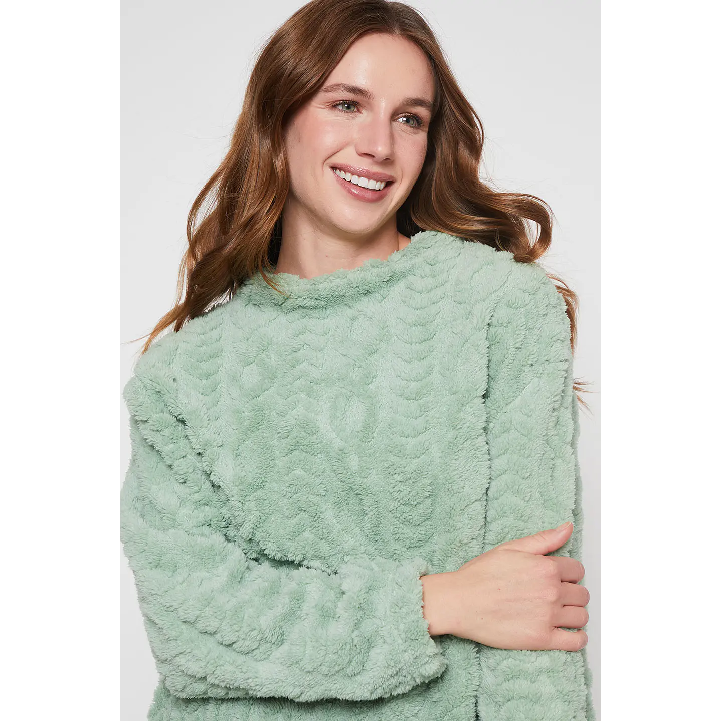 Pijama Mujer Verde Textura Family Shop 3