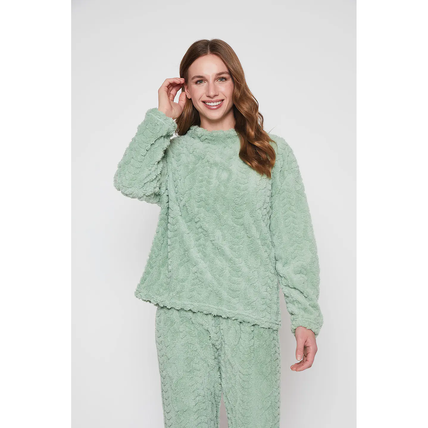 Pijama Mujer Verde Textura Family Shop 2