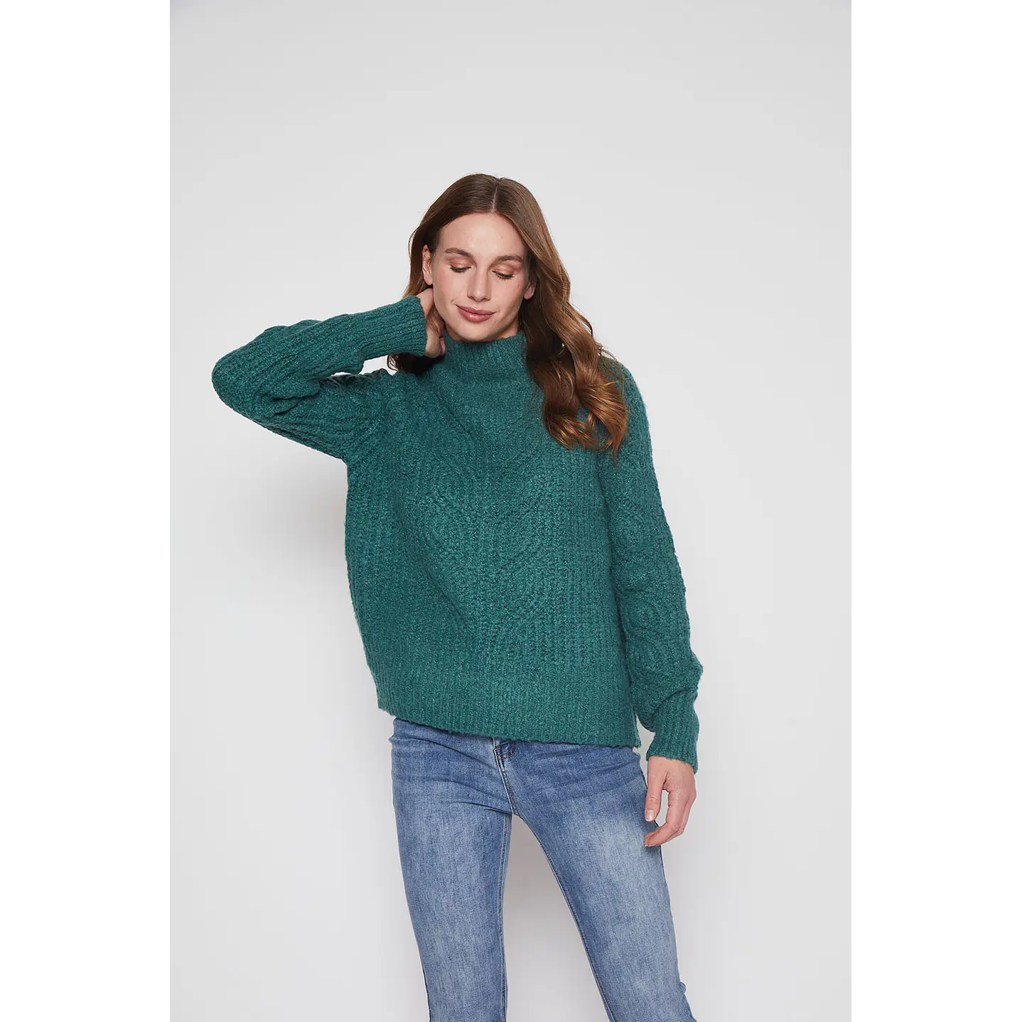 Sweater Mujer Turquesa Fantasía Family Shop 1