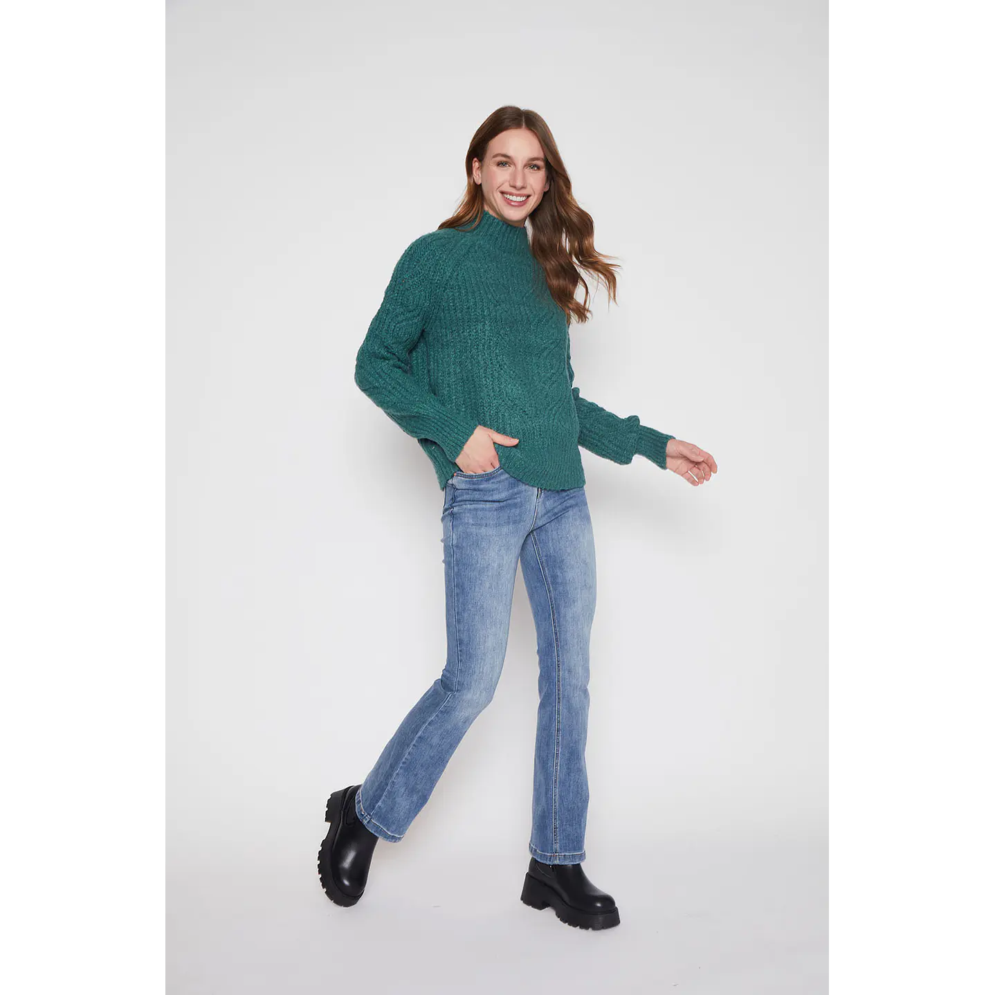 Sweater Mujer Turquesa Fantasía Family Shop 4