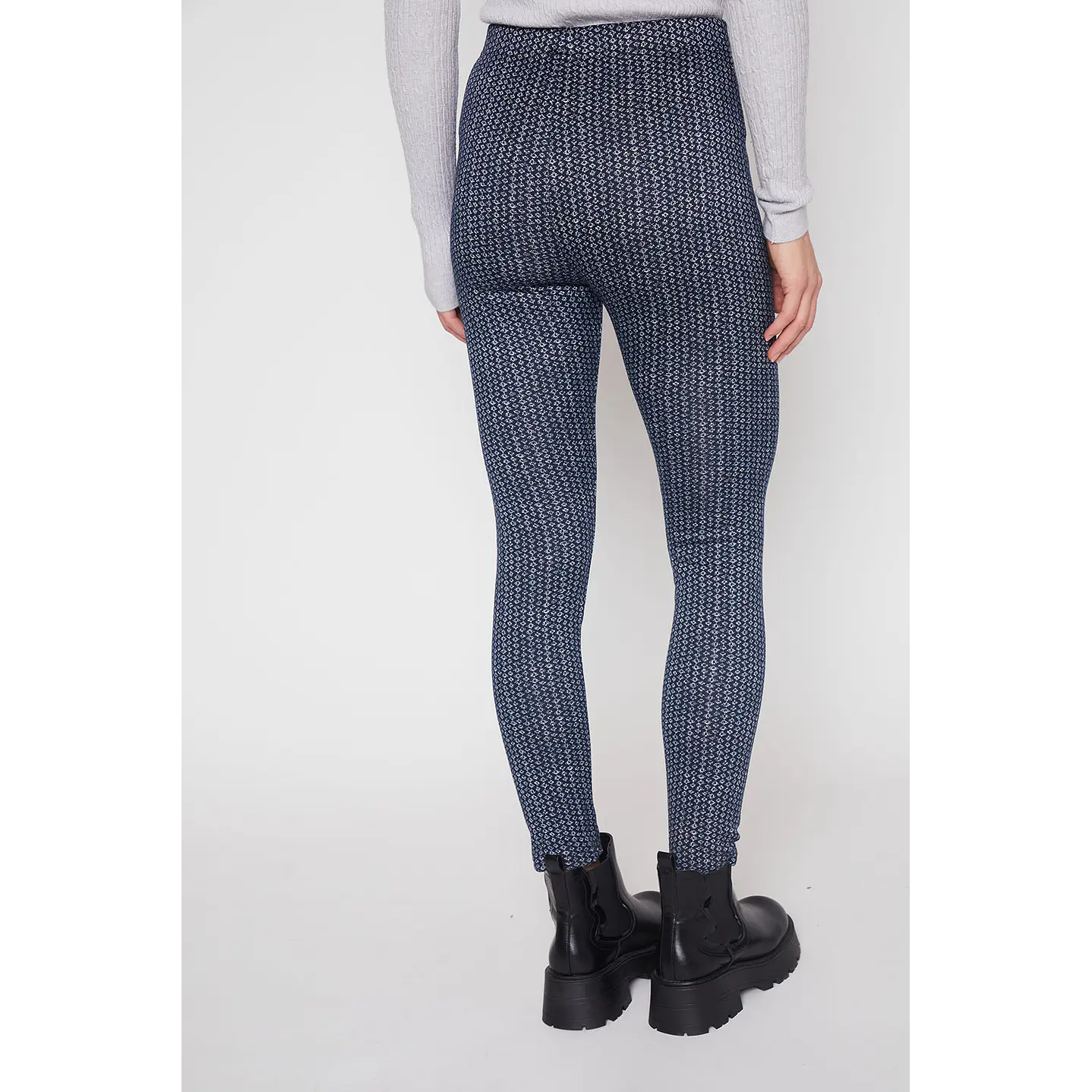 Calza Mujer Azul Termico Piel Family Shop 4