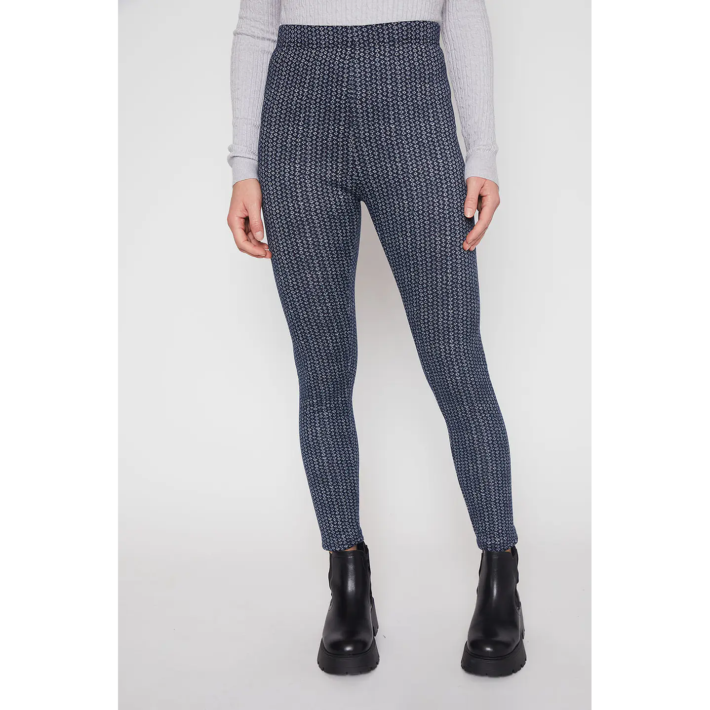 Calza Mujer Azul Termico Piel Family Shop 2