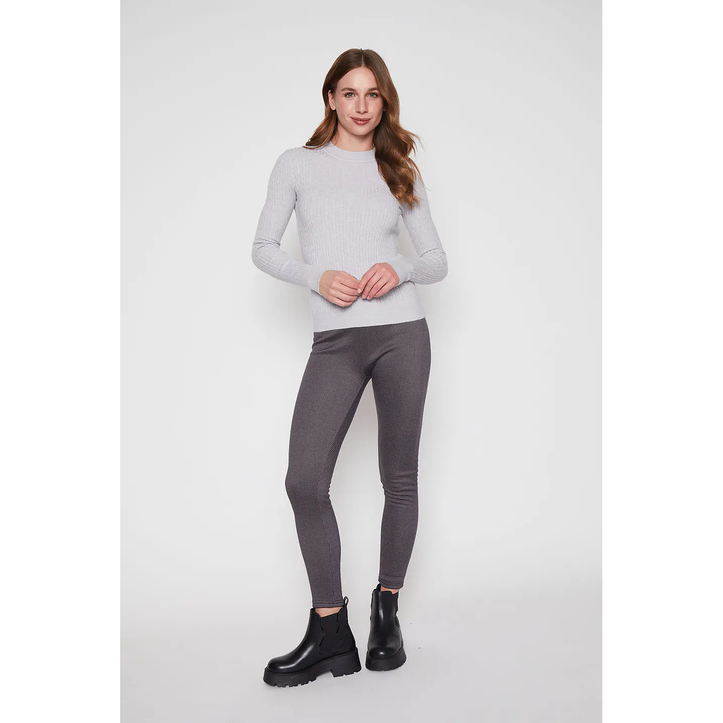 Calza Mujer Gris Térmica Piel Family Shop 1