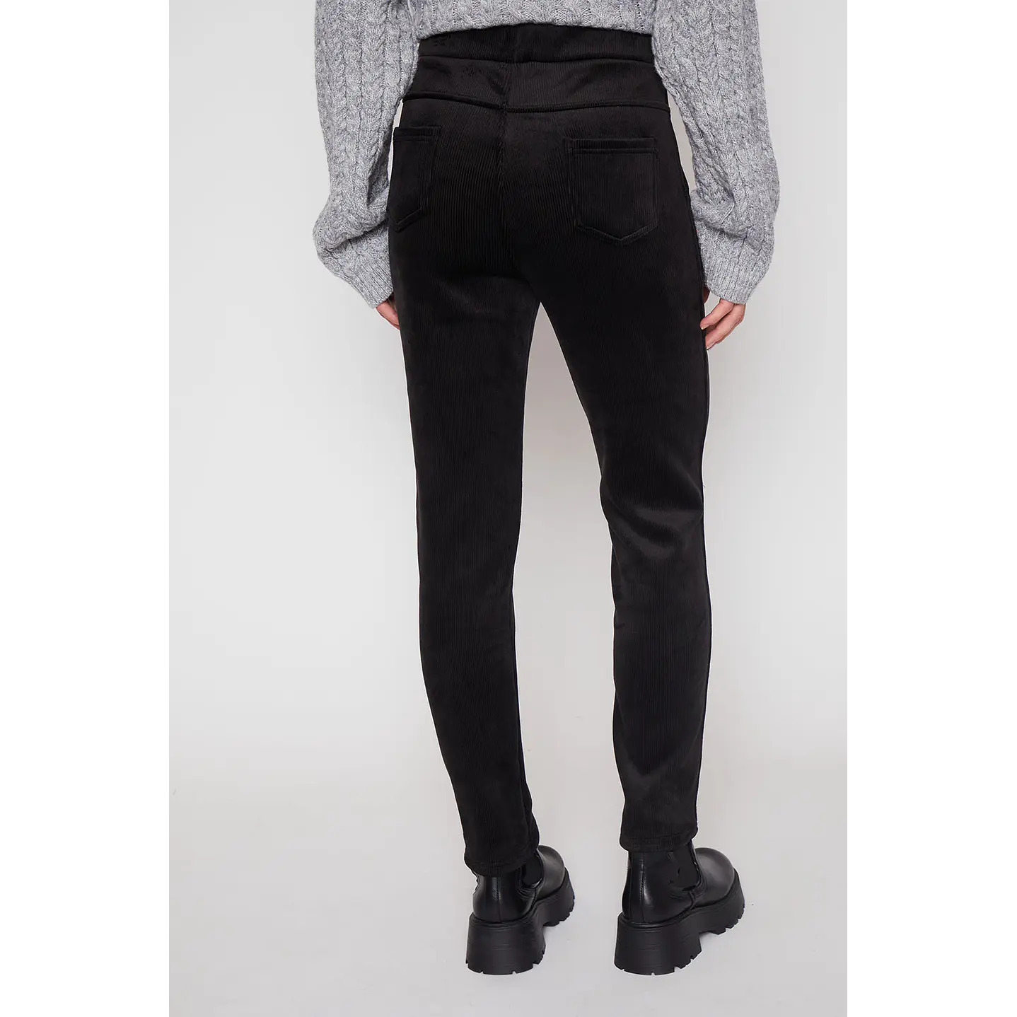 Calza Mujer Negro Cótele Anchas Family Shop 4