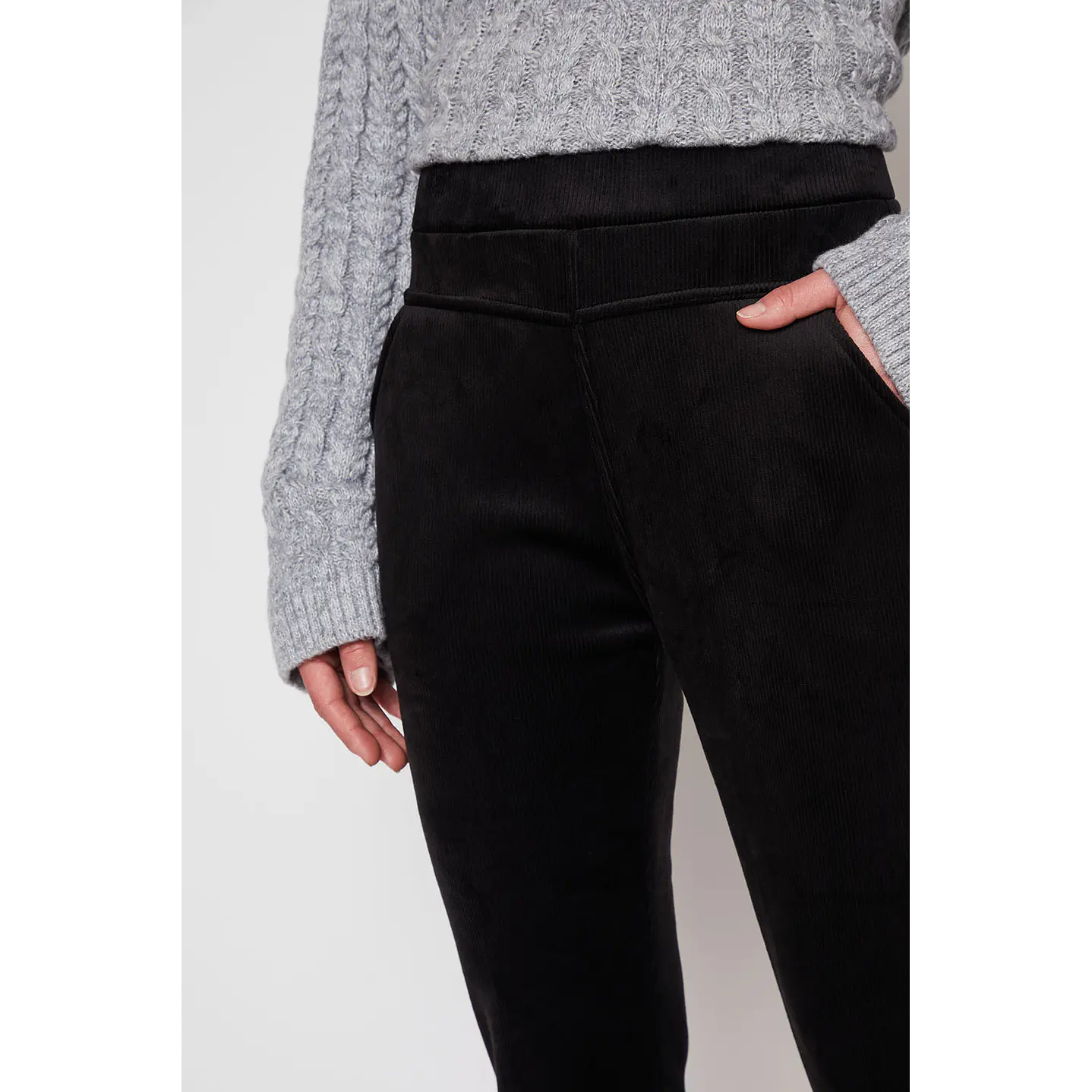 Calza Mujer Negro Cótele Anchas Family Shop 3