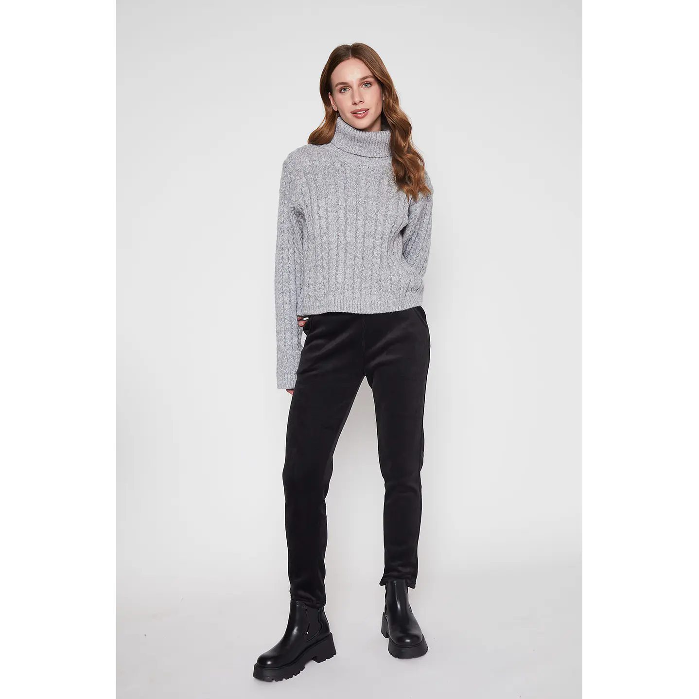Calza Mujer Negro Cótele Anchas Family Shop 1