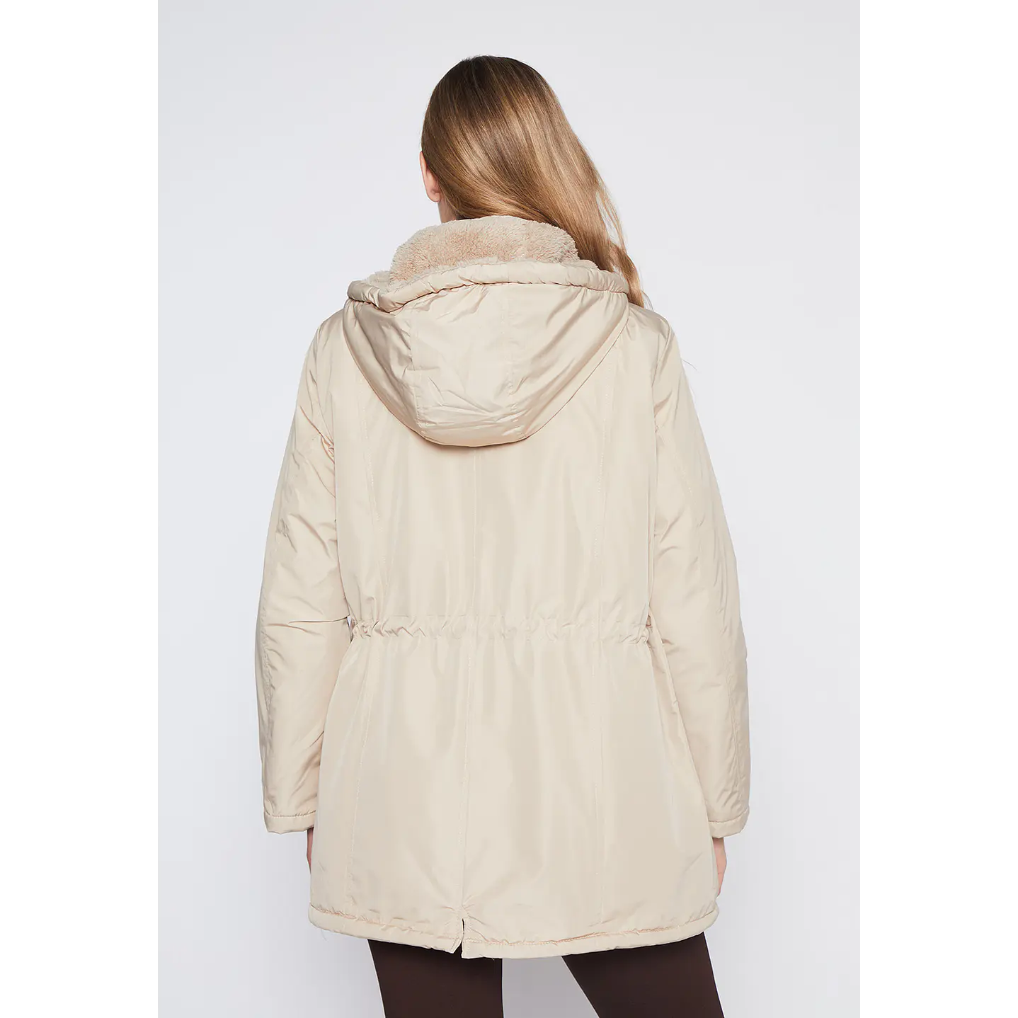 Parka Mujer Beige Piel Go Family Shop 3