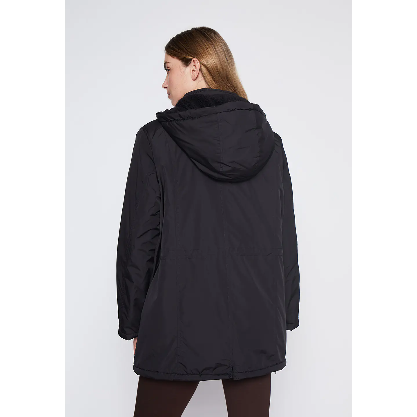 Parka Mujer Negro Piel Go Family Shop 3