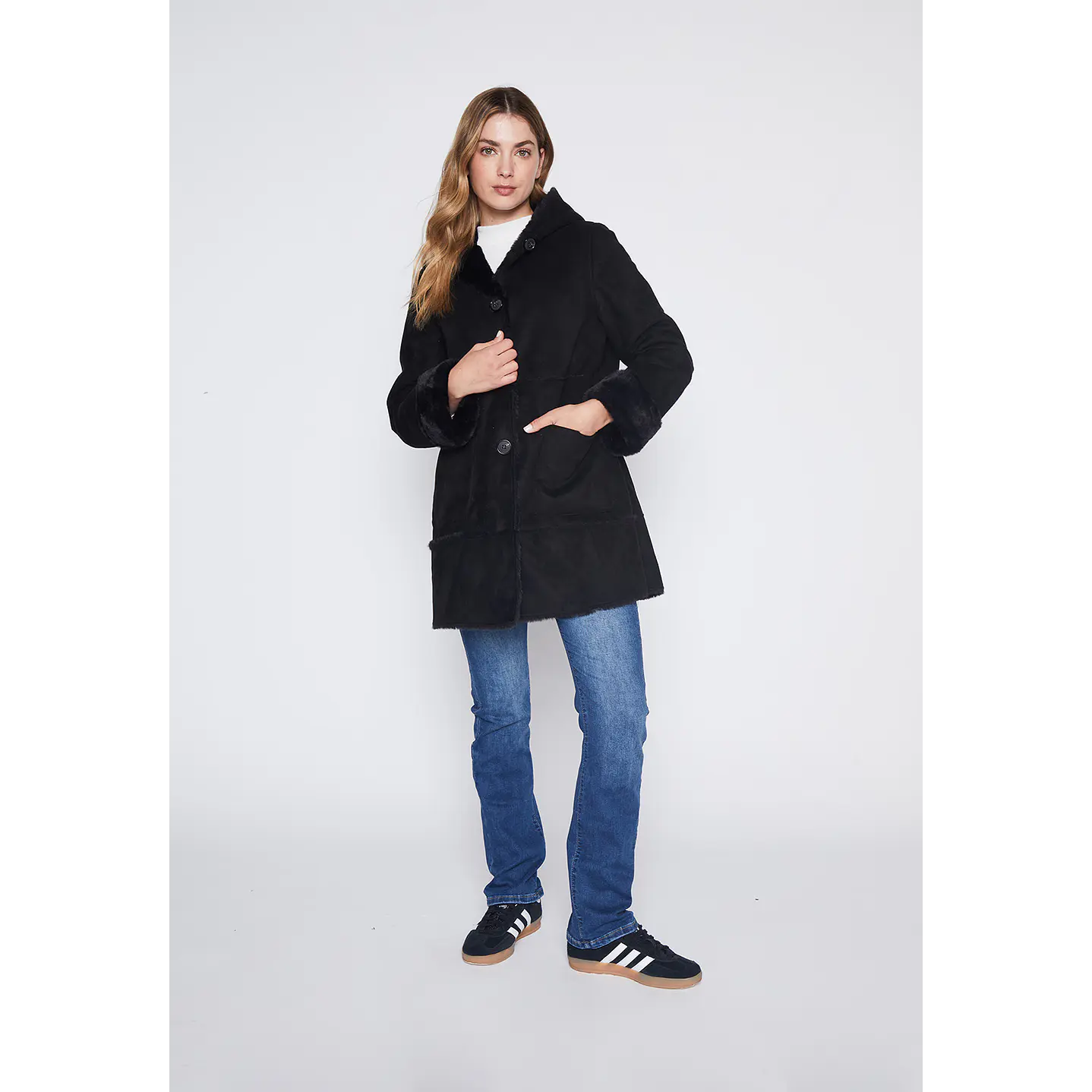 Chaqueta Mujer Negro Bonded Go Family Shop 4