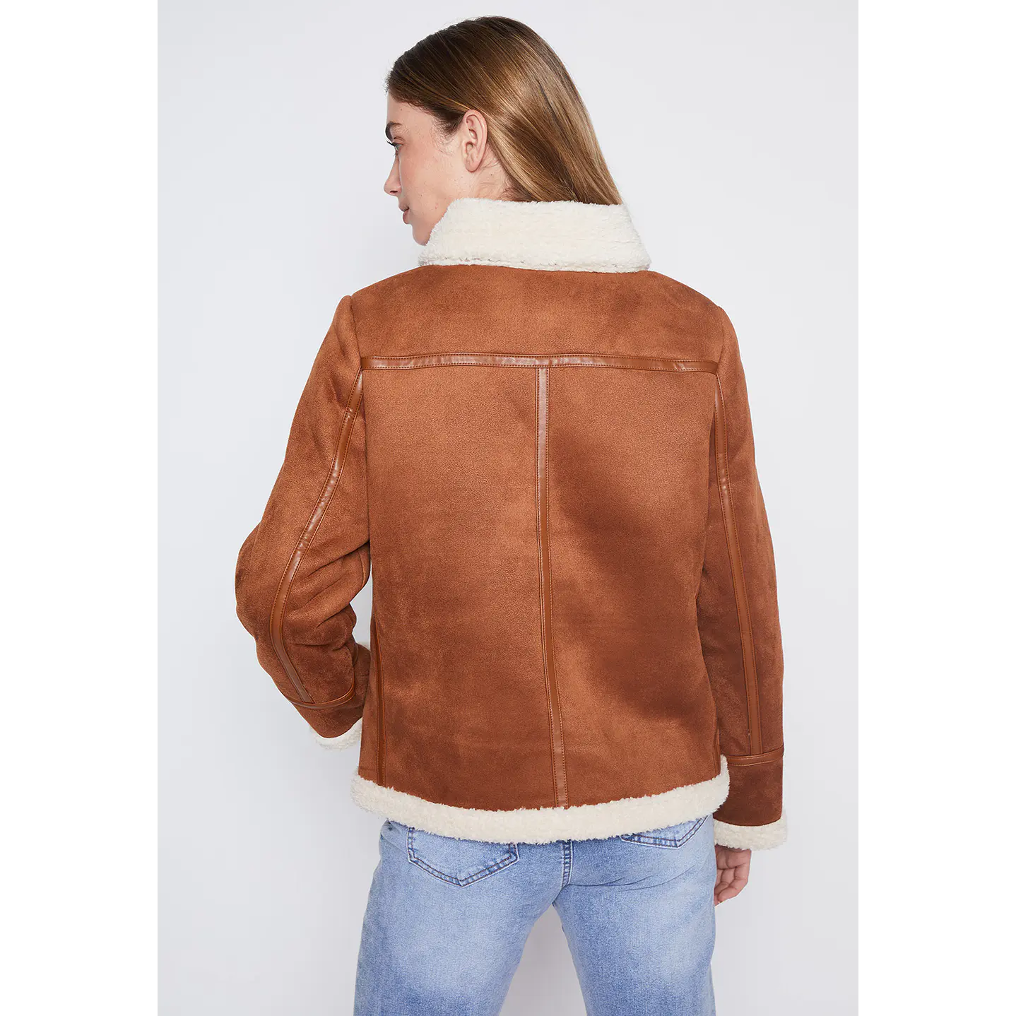 Chaqueta Mujer Camel Aviadora Family Shop 3
