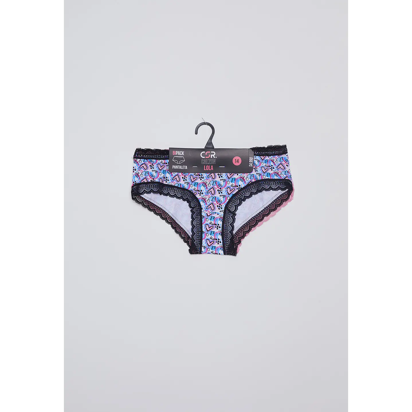 Calzon Bipack Lola Celeste Pantaleta Family Shop 1