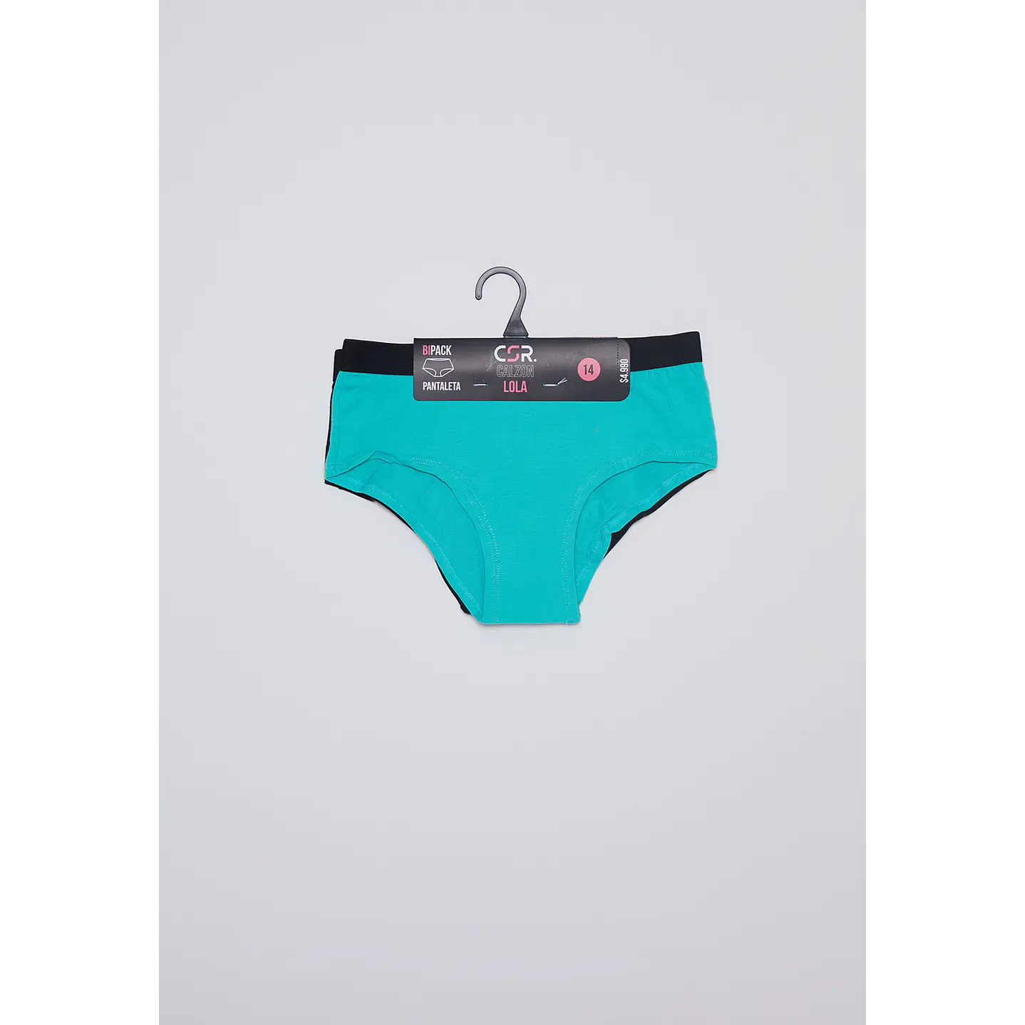 Calzon Bipack Lola Negro Pantaleta Family Shop 1