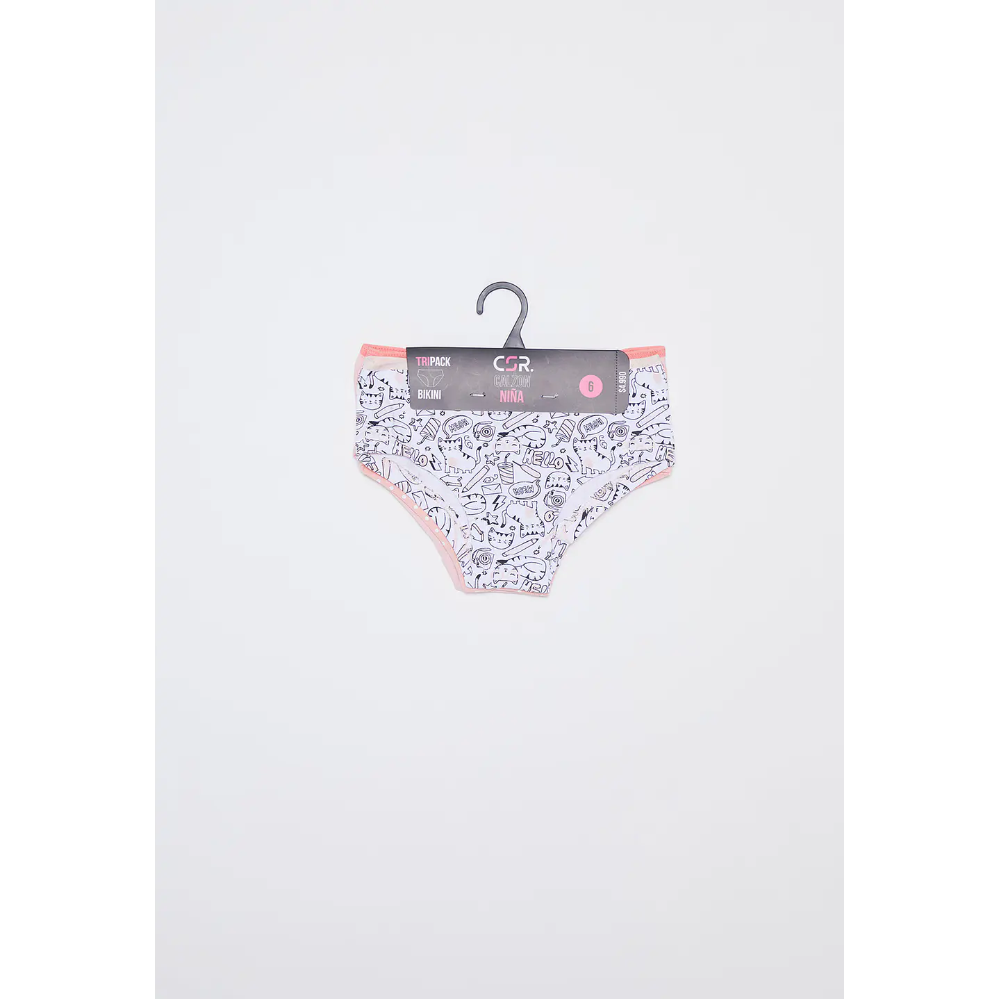 Calzon Tripack Niña Rosado Bikini Family Shop 1