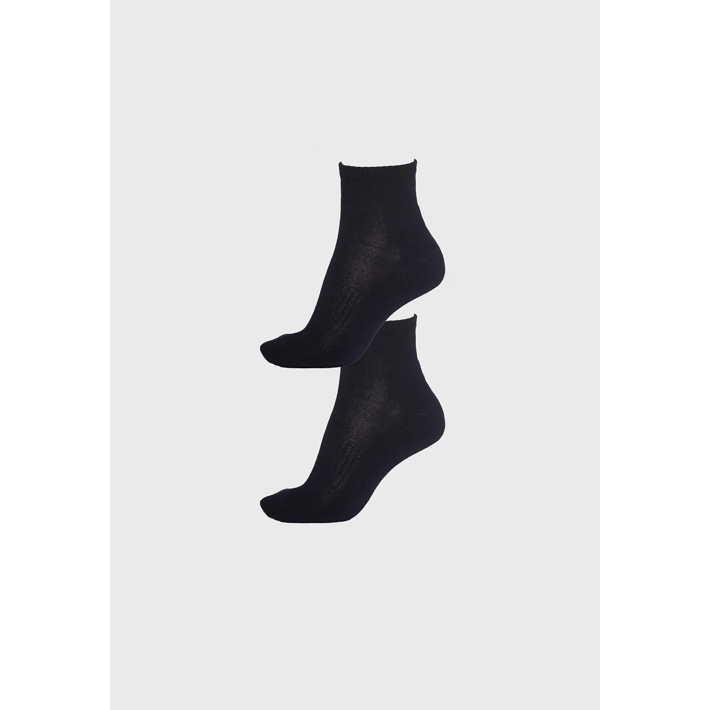 Calcetín 2 Pares Hombre Negro Sport Largo Bas Family Shop 1