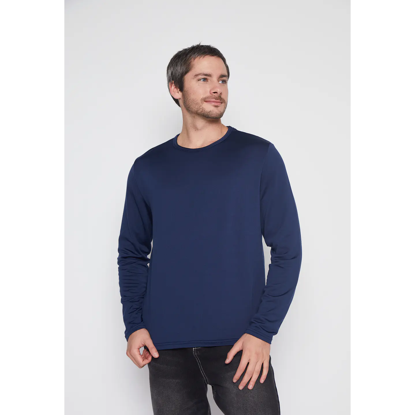 Camiseta Hombre Azul Microcapa Family Shop 1