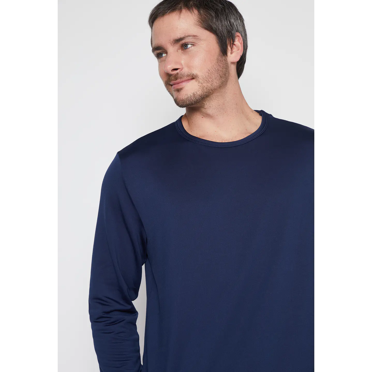 Camiseta Hombre Azul Microcapa Family Shop 2