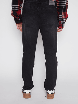 Jeans Hombre Negro Slim Fit Family Shop