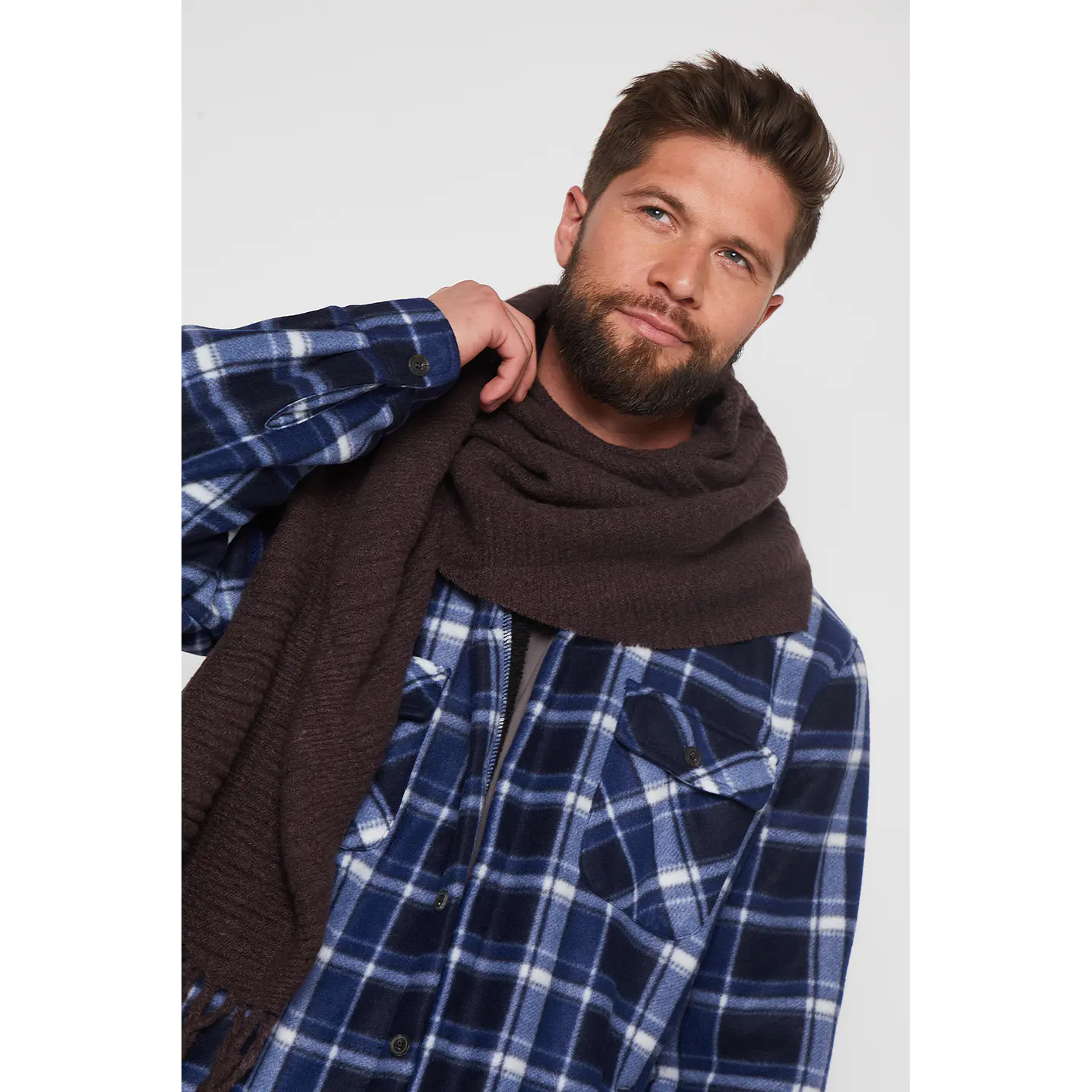 Bufanda Unisex Tejido Café Family Shop 2