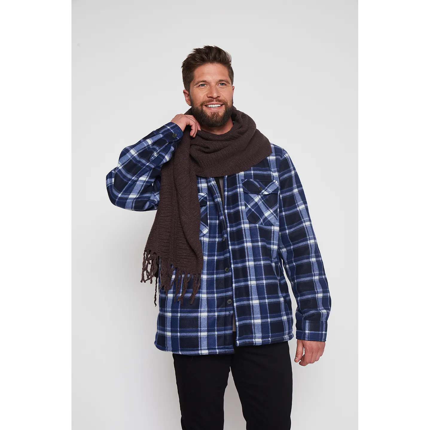 Bufanda Unisex Tejido Café Family Shop 1