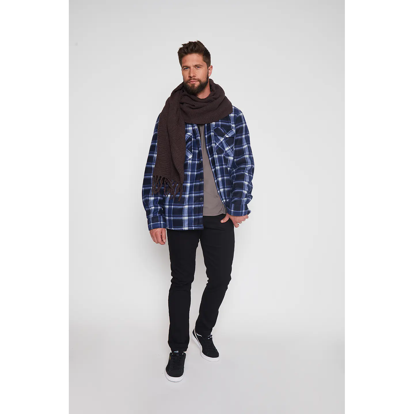 Bufanda Unisex Tejido Café Family Shop 3