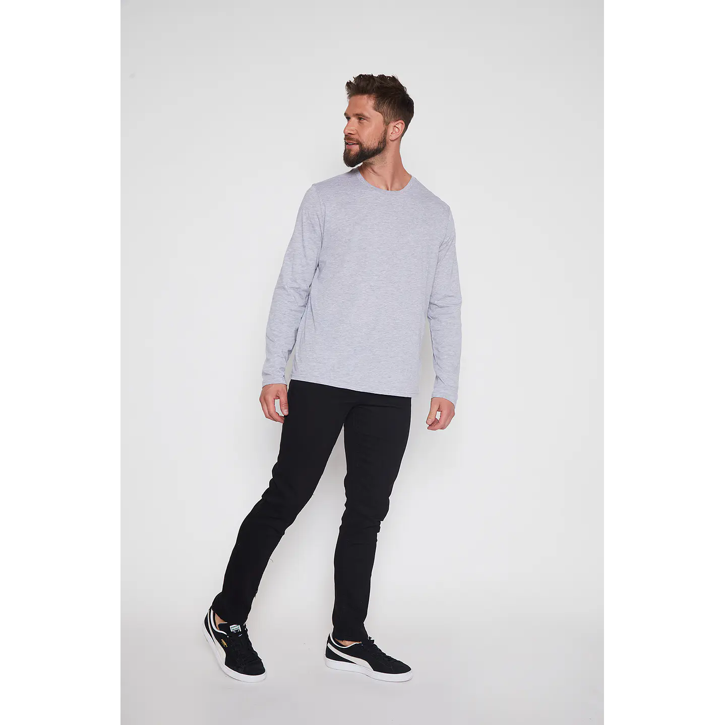 Camiseta Hombre Gris Primera Capa Family Shop 4