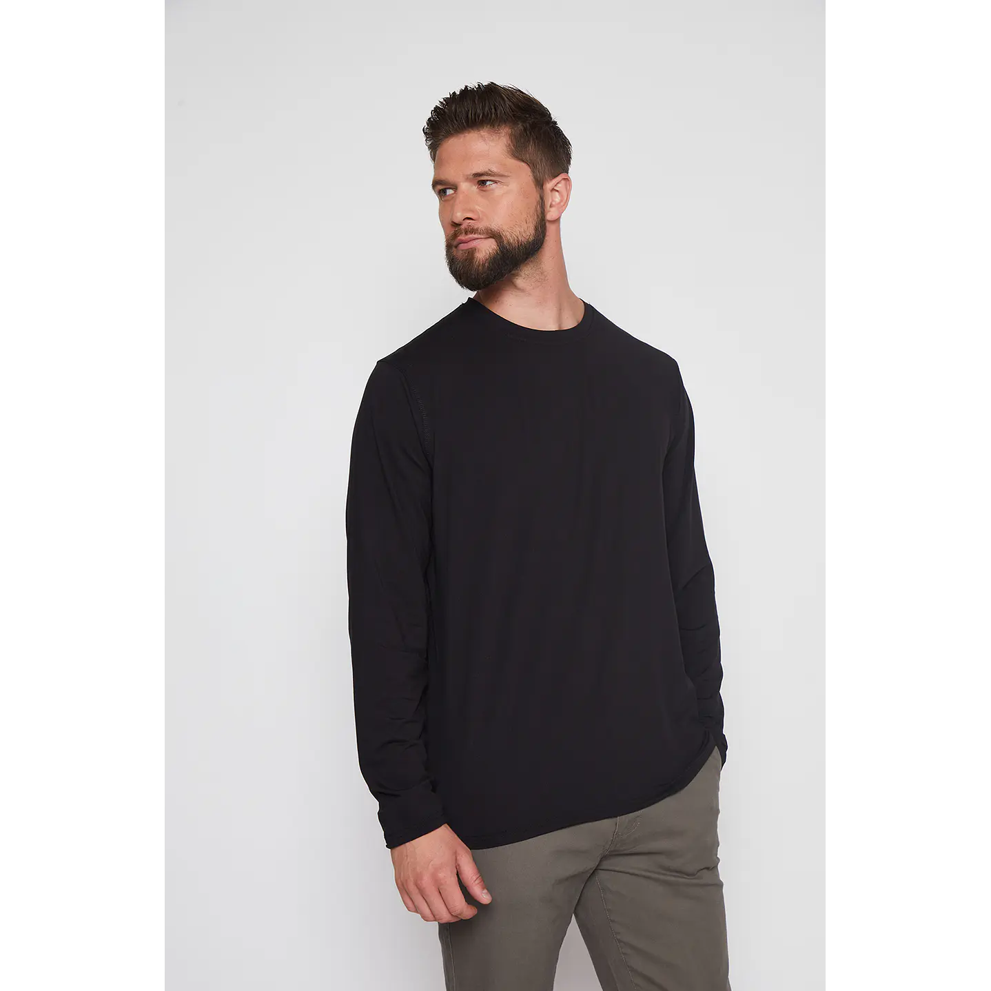 Camiseta Hombre Negro Térmica Family Shop 1