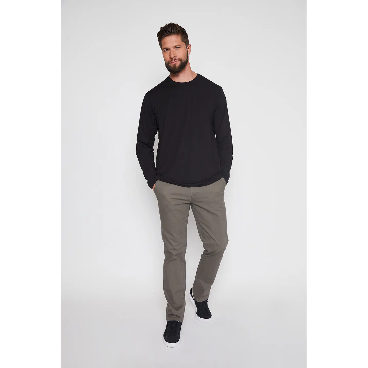 Camiseta Hombre Negro Térmica Family Shop 4