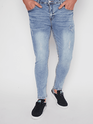 Jeans Hombre Azul Skinny Family Shop
