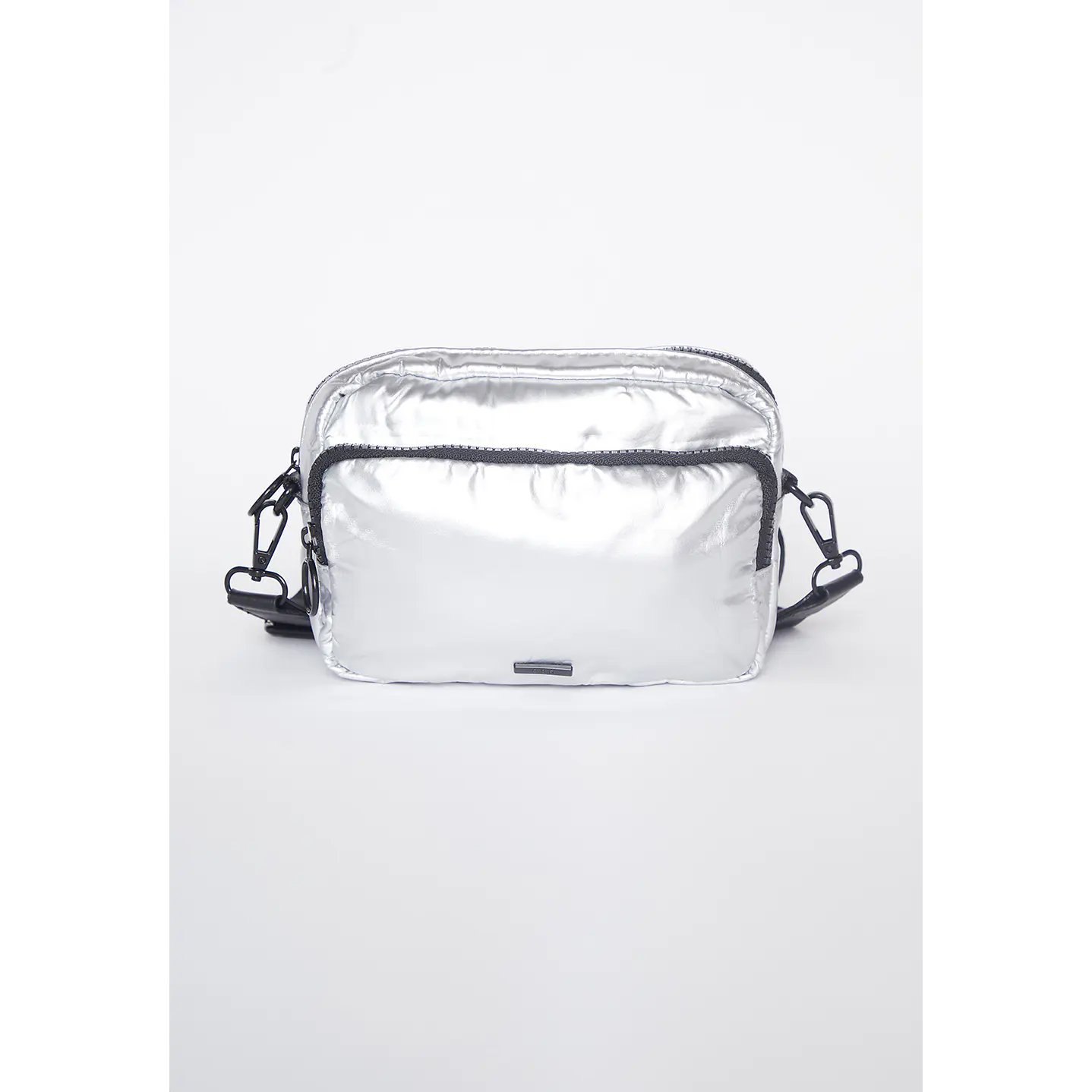 Cartera Mujer Plateado Crossbody Doble Bolsillo Family Shop 1