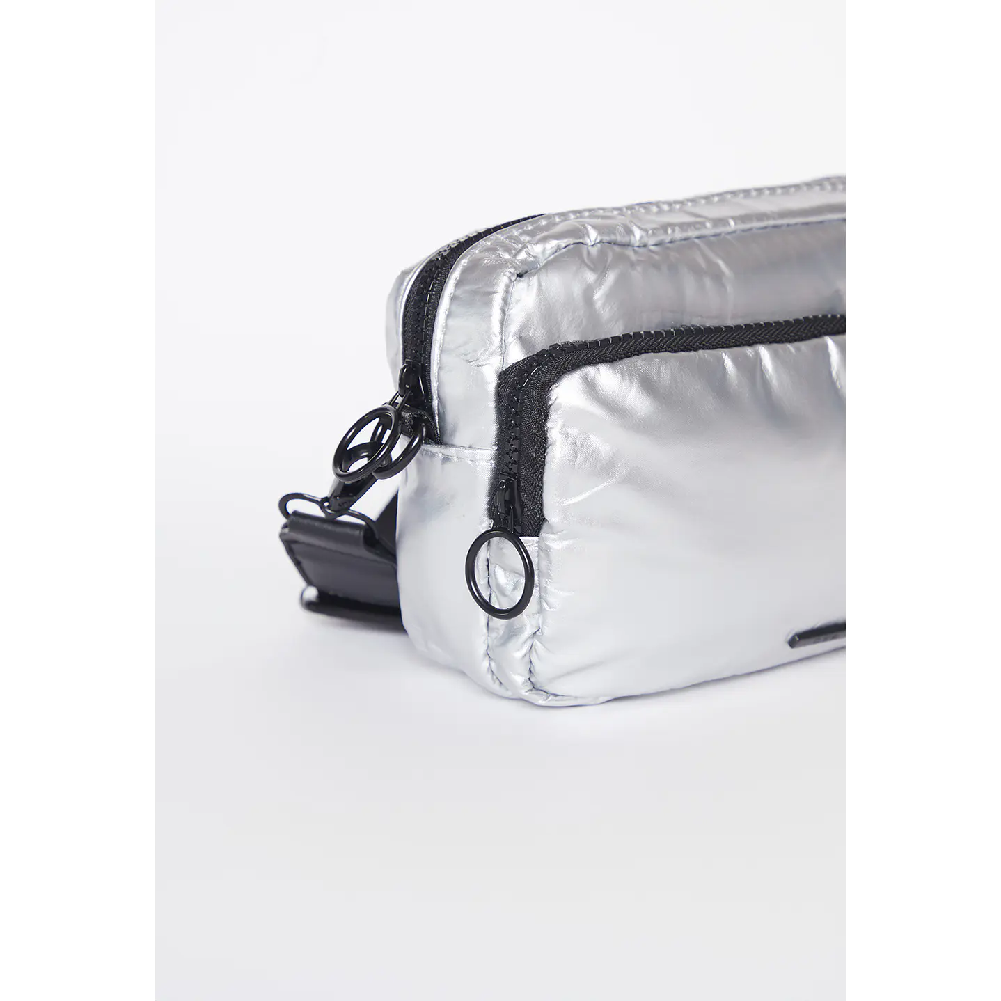 Cartera Mujer Plateado Crossbody Doble Bolsillo Family Shop 2