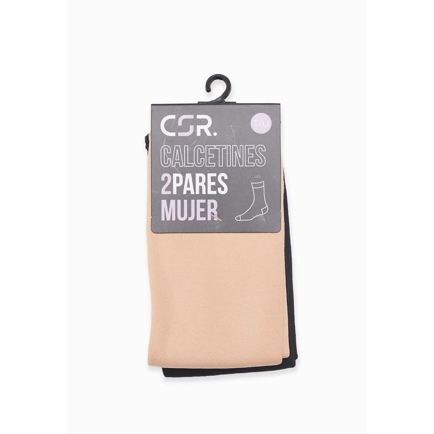 Calcetín 2 Pares Mujer Lana Lisos Solid Family Shop 2