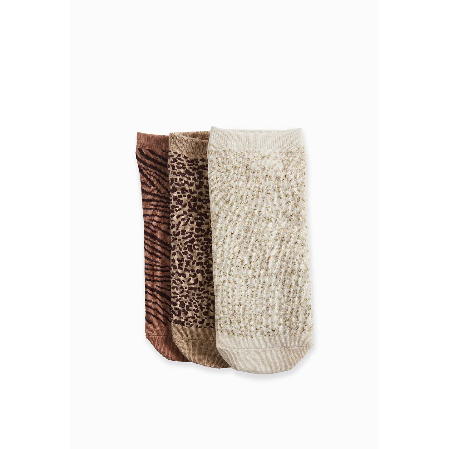 Calcetín 3 pares Mujer cortos Multicolor Lurex Family Shop 1