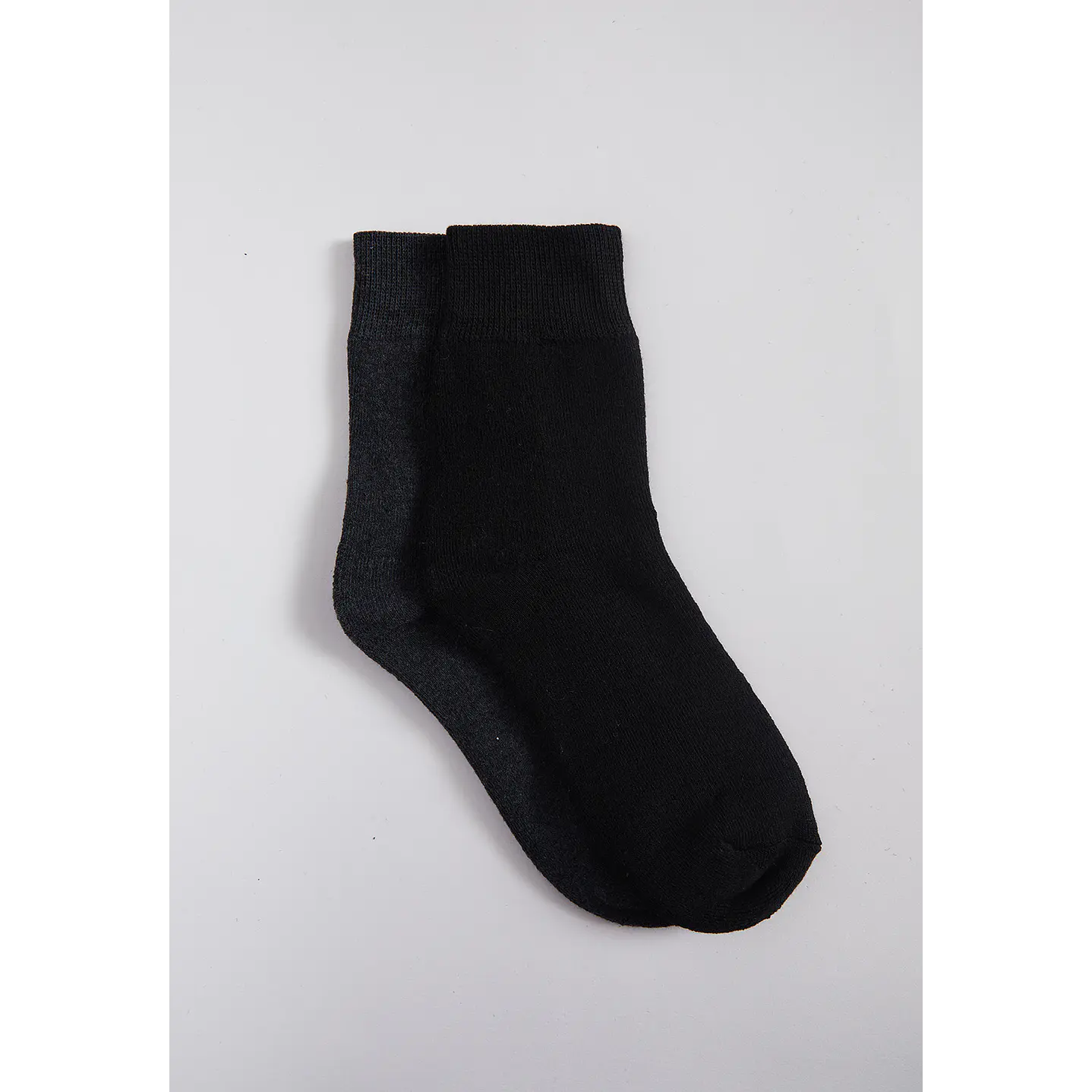 Calcetín 2 Pares Hombre Negro Lana Family Shop 1