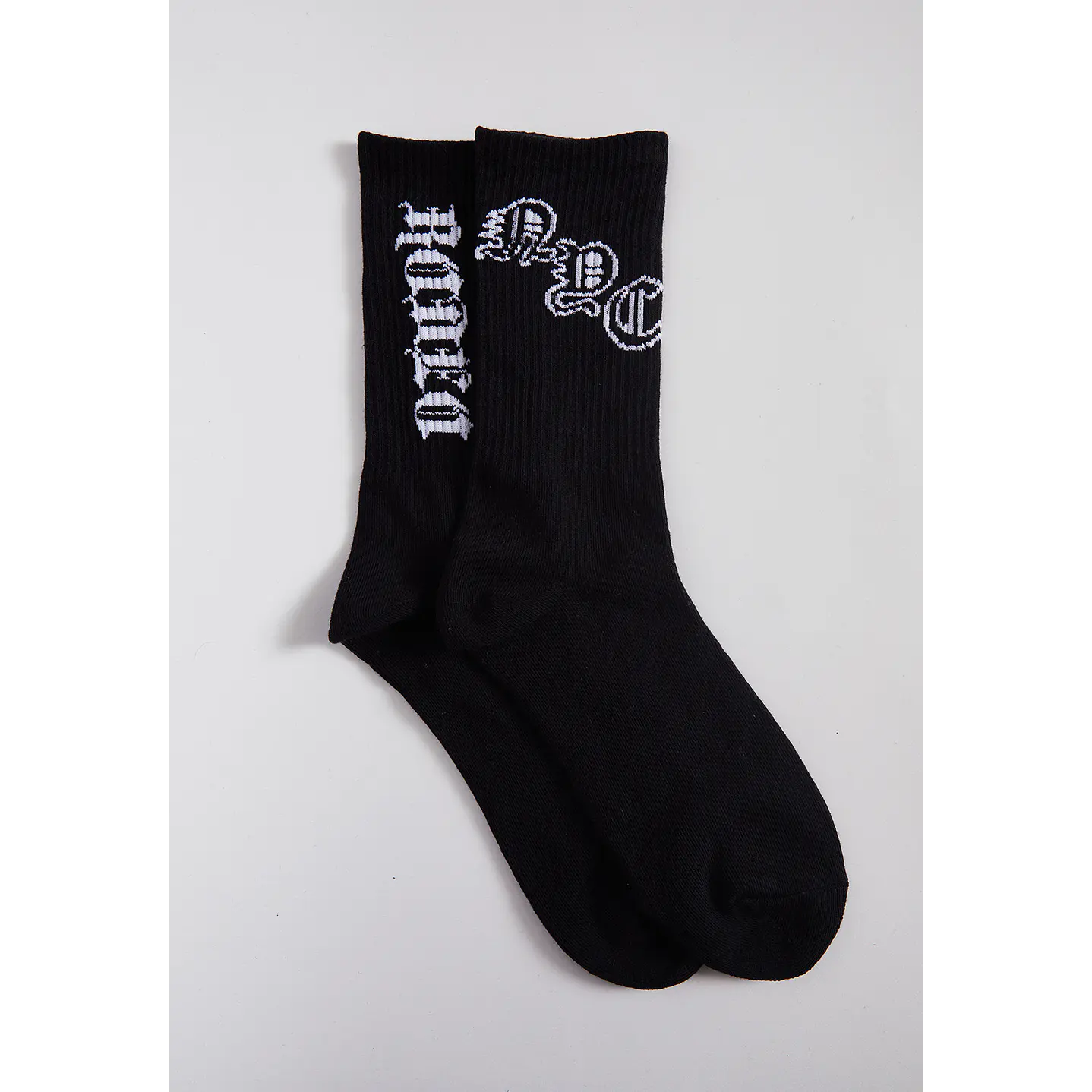 Calcetín 2 pares Hombre Negro Letras Family Shop 1