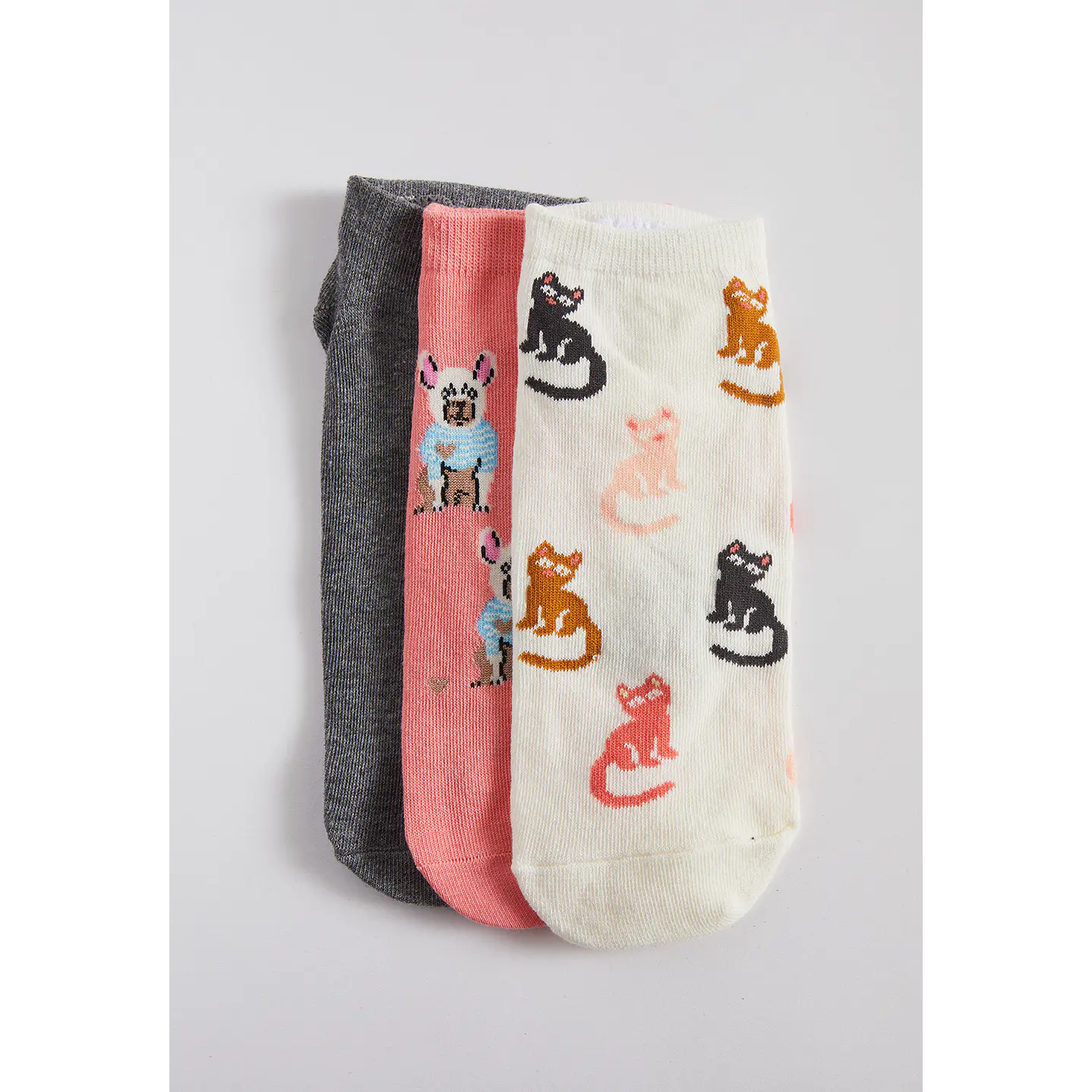 Calcetín 3 Pares Mujer Multicolor Corto Animales Family Shop 1
