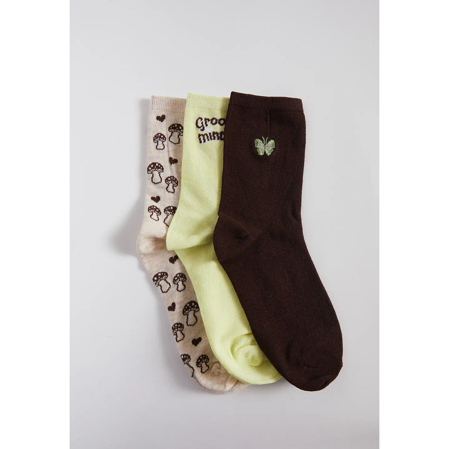 Calcetín 3 Pares Mujer Multicolor Largo Diseños Family Shop 1