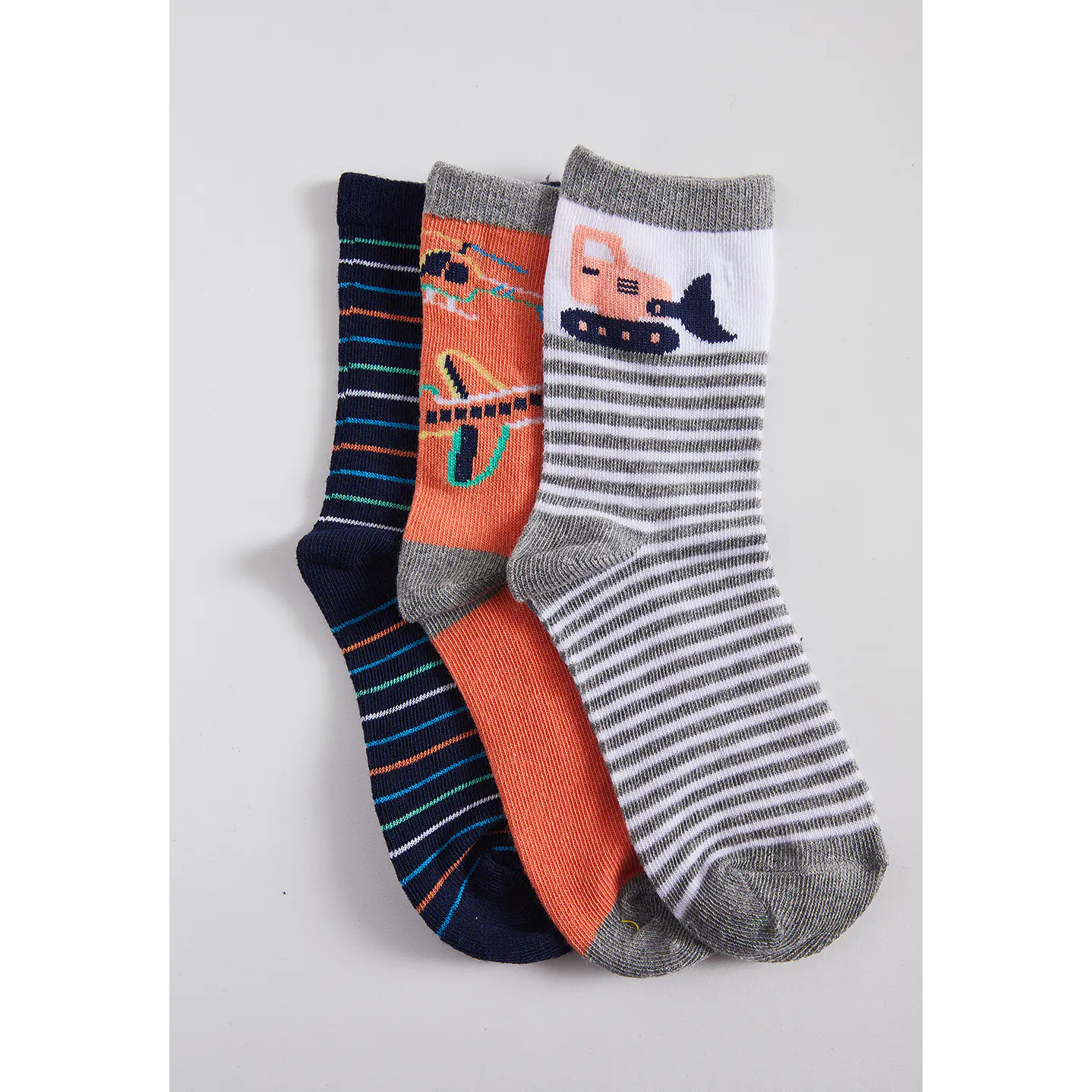 Calcetín 3 Pares  Niño Multicolor Largo Avion Family Shop 1