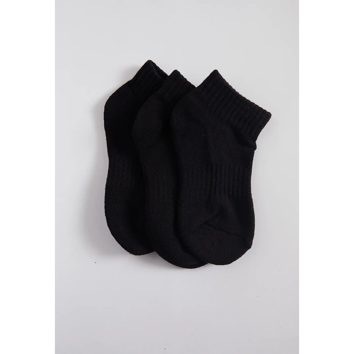 Calcetín 3 Pares Unisex Negro Sport Family Shop 1