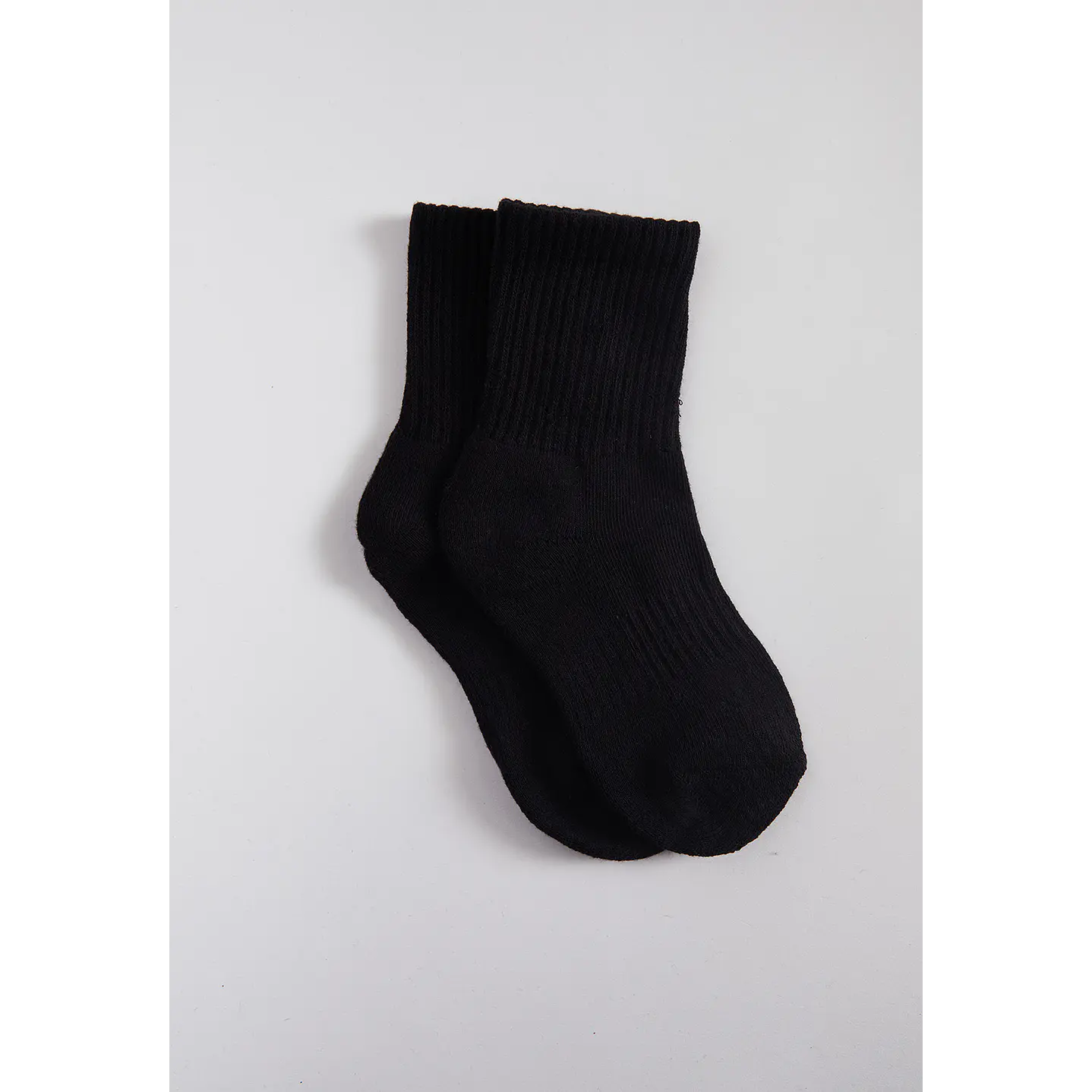 Calcetín 2 Pares Unisex Negro Largo Family Shop 1