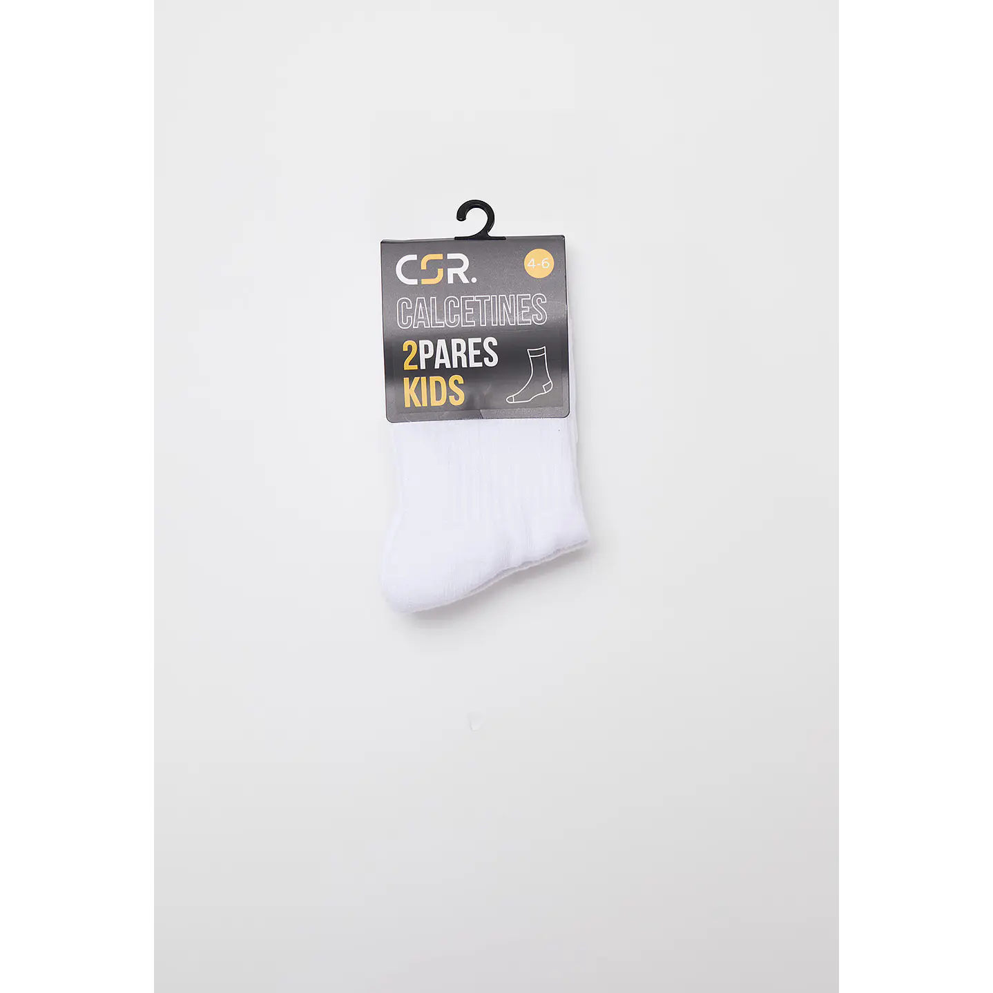 Calcetín 2 Pares Unisex Gris Largo Family Shop 2