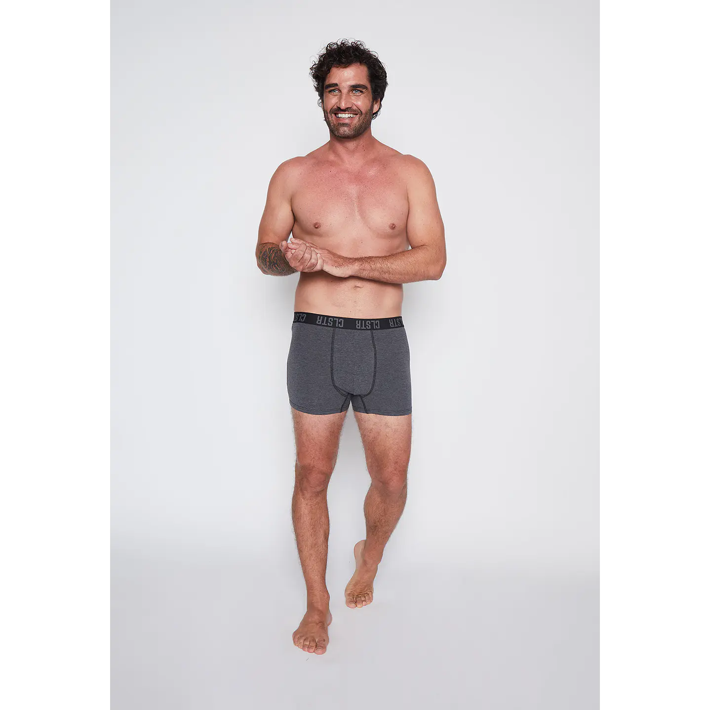 Boxer 2 Pares Hombre Negro Liso Family Shop 3